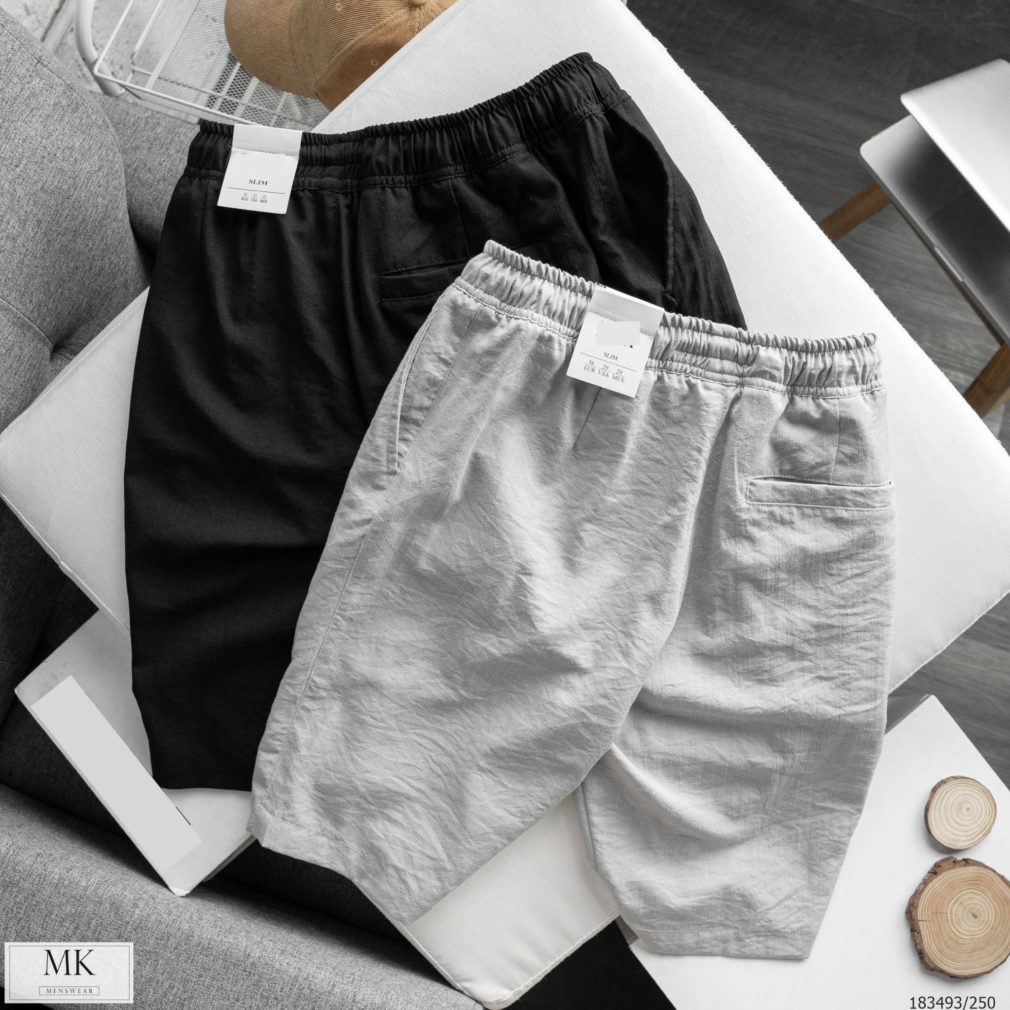  Quần Short Đũi Basic Kèm Ảnh Thật 