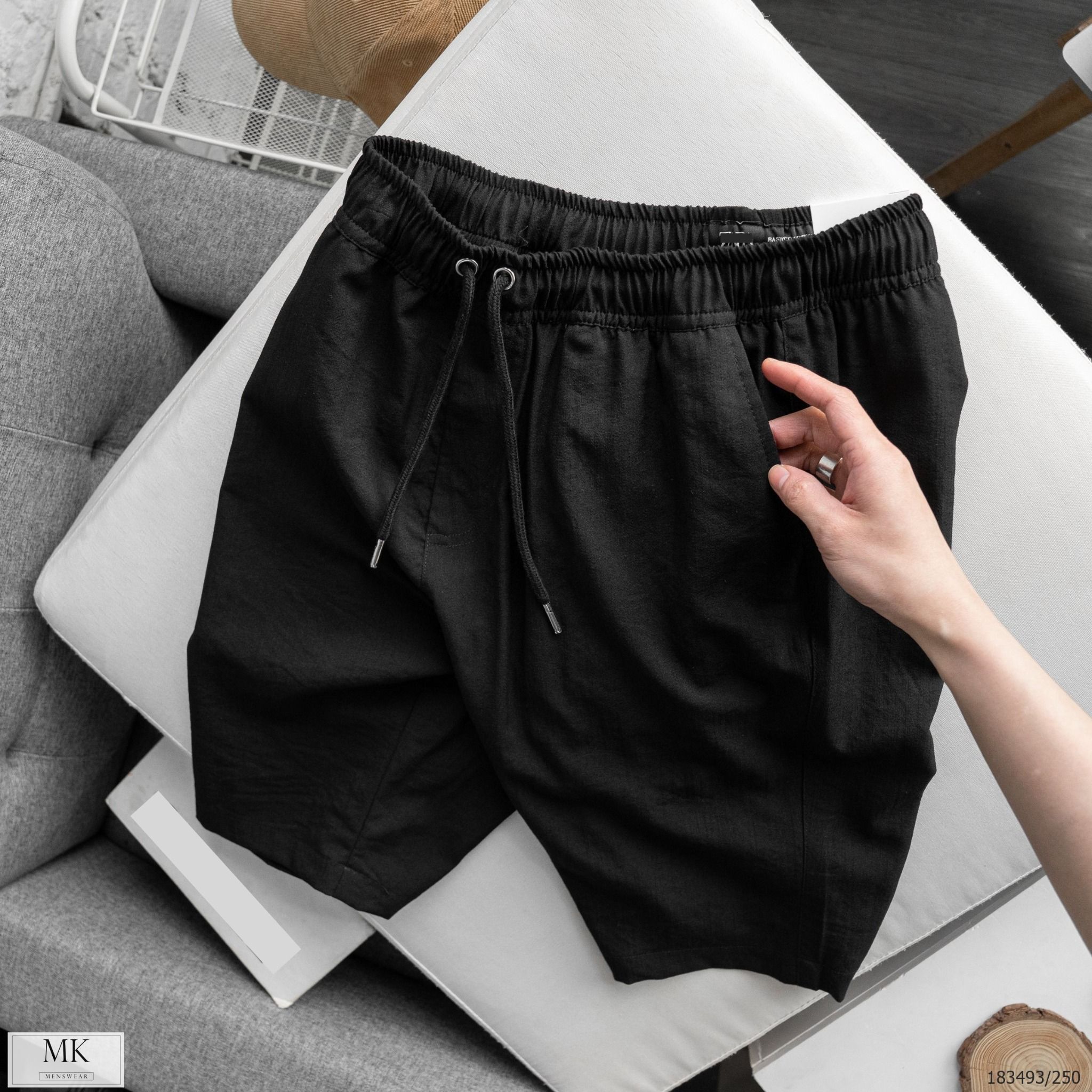  Quần Short Đũi Basic Kèm Ảnh Thật 