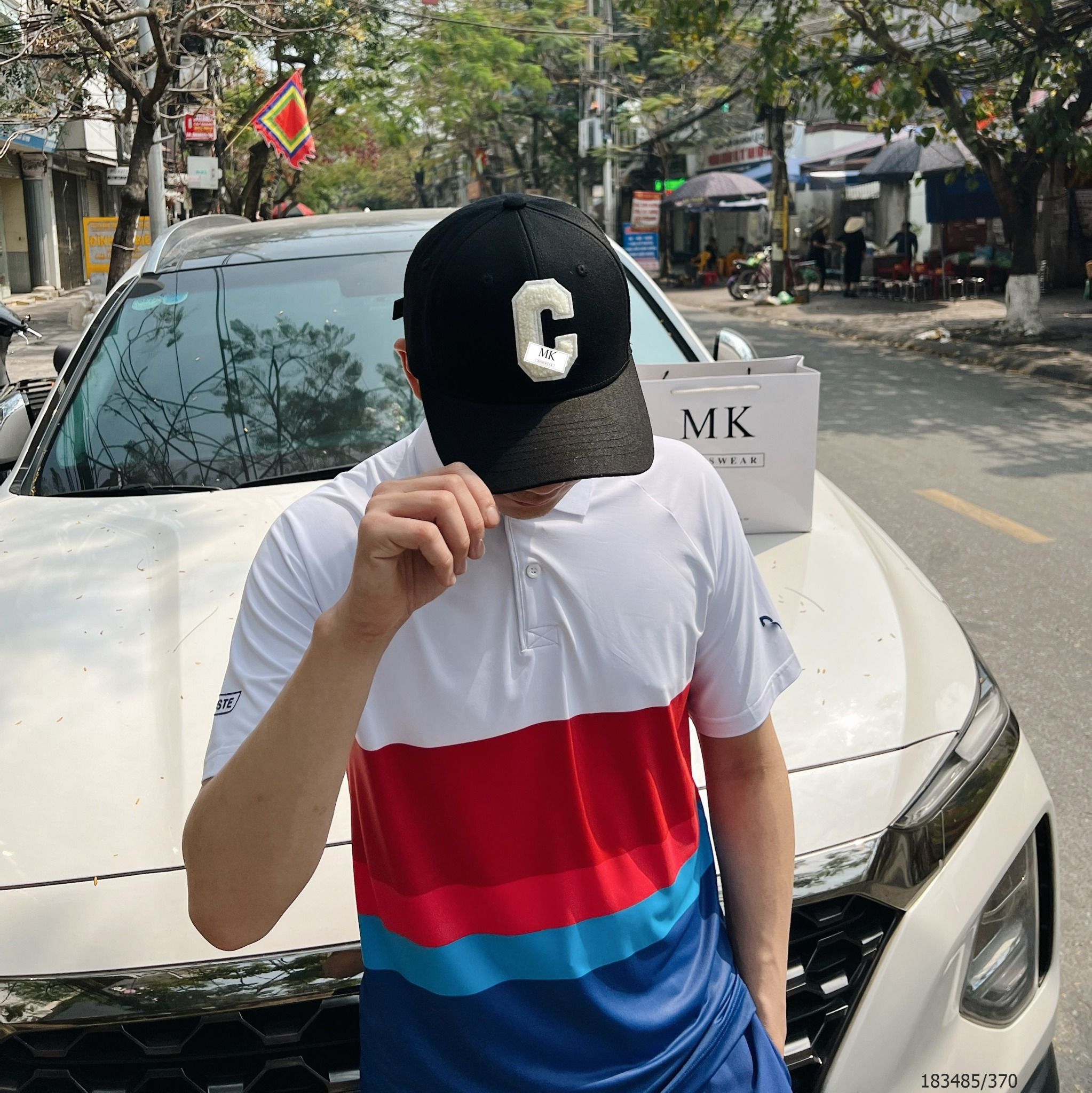  [ẢNH THẬT] Bộ Ngắn Tay Nam Trang Trí Logo 