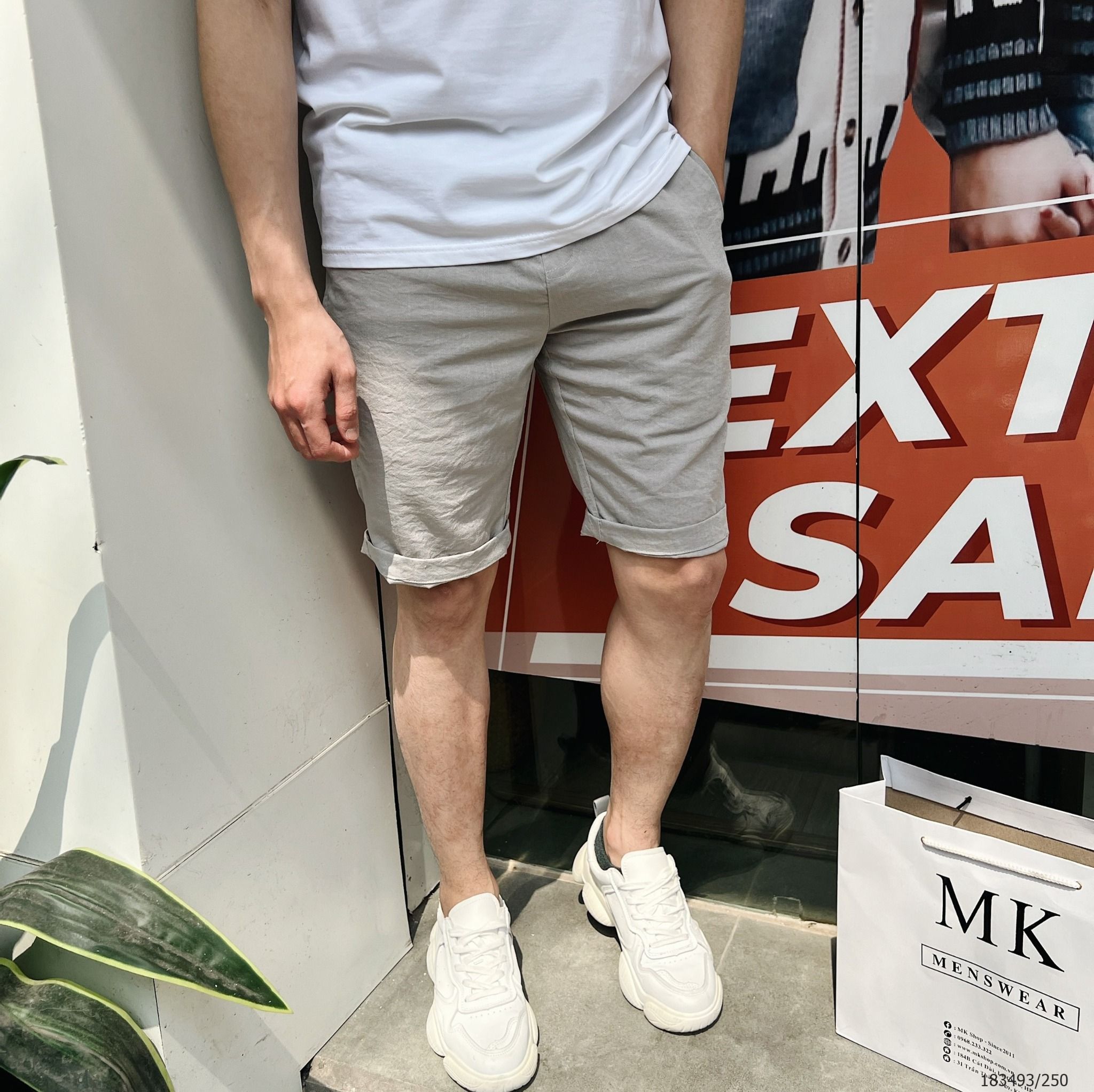  Quần Short Đũi Basic Kèm Ảnh Thật 