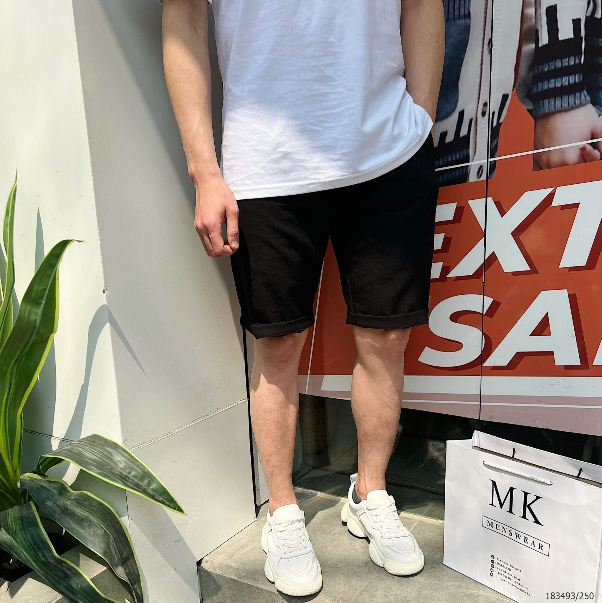  Quần Short Đũi Basic Kèm Ảnh Thật 