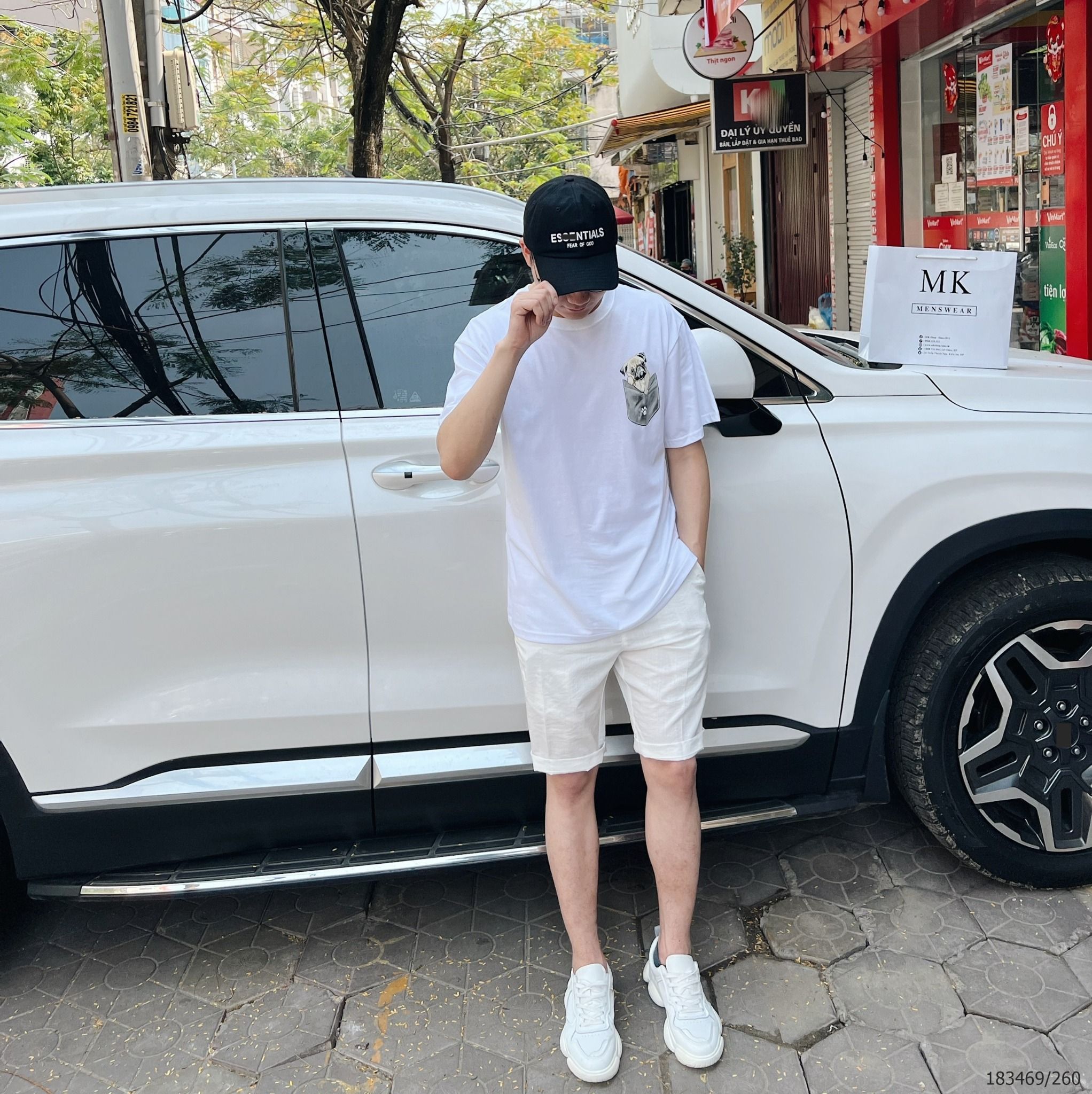  [ẢNH THẬT] Áo Phông Ngắn Tay Nam Nữ Họa Tiết Pug 