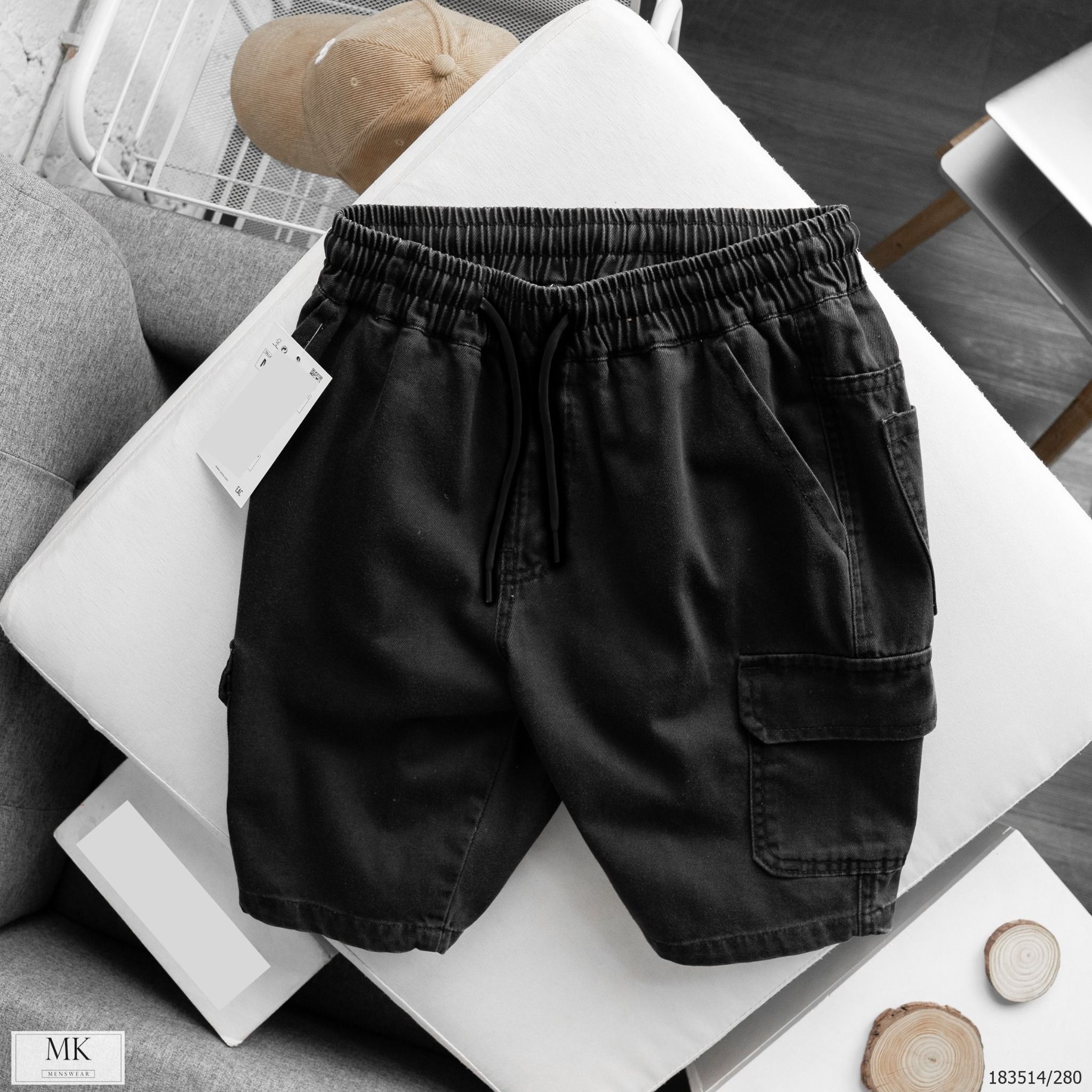  [ẢNH THẬT] Quần Short Jean Nam Cạp Chun 