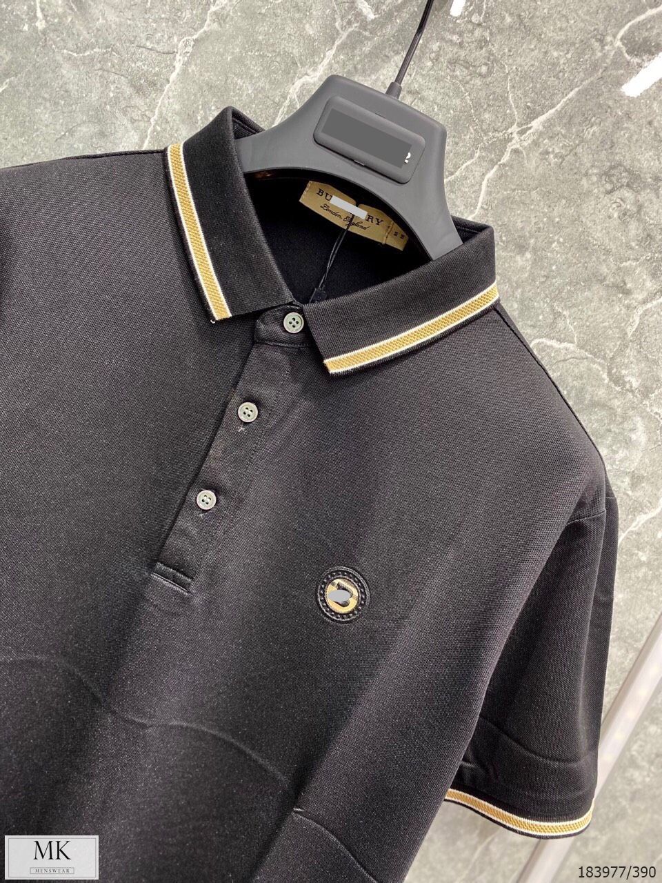  [ẢNH THẬT] Áo Polo Ngắn Tay Logo Ngực Cải Cổ 