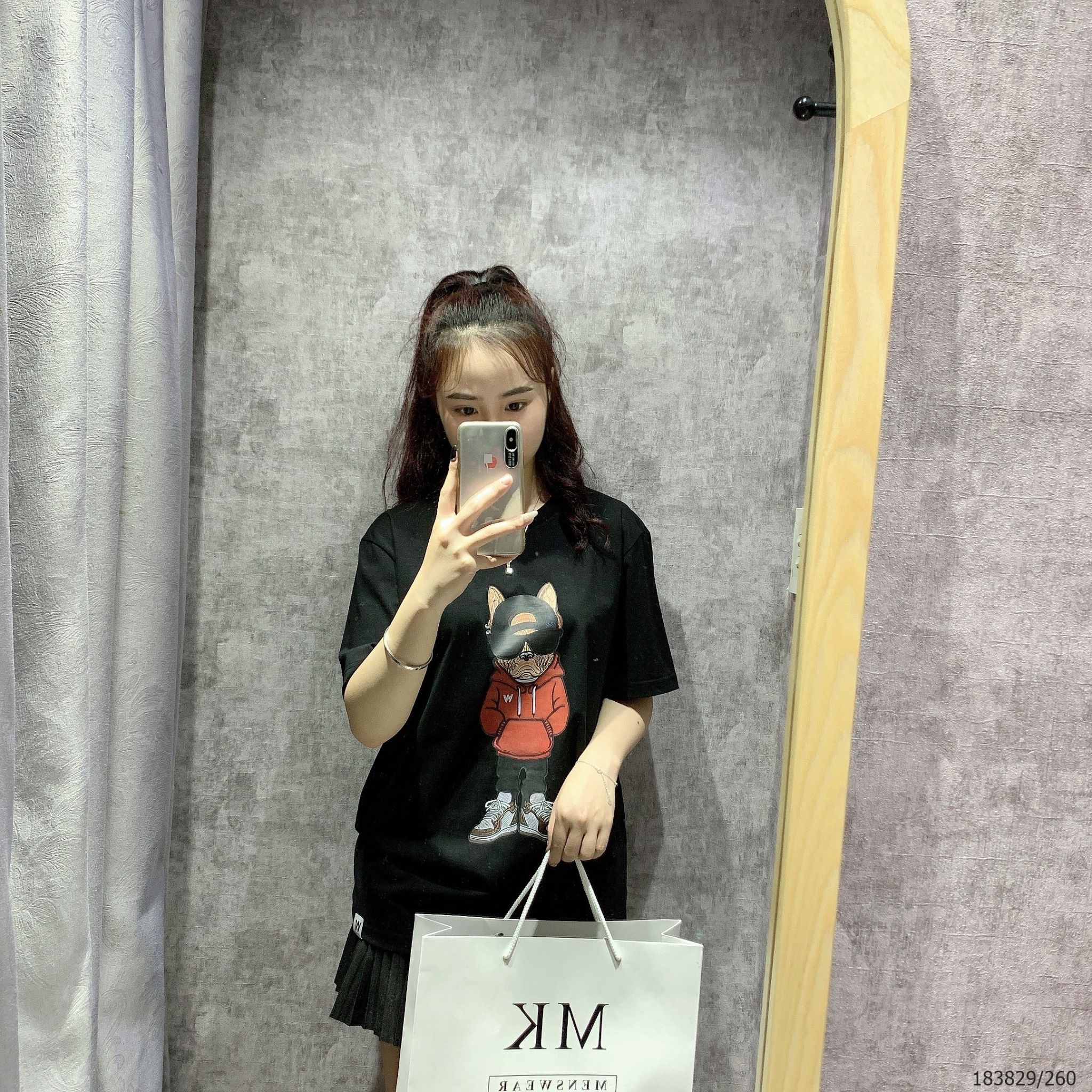  [ẢNH THẬT] Áo Phông Ngắn Tay Nam Nữ Họa Tiết Hình Chó 
