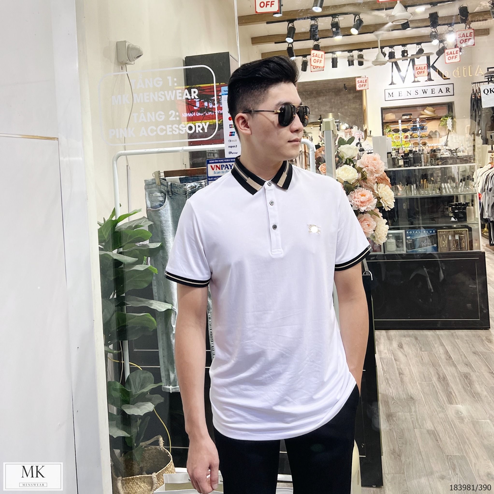  [ẢNH THẬT] Áo Polo Ngắn Tay Nam Nữ Cải Cổ To 