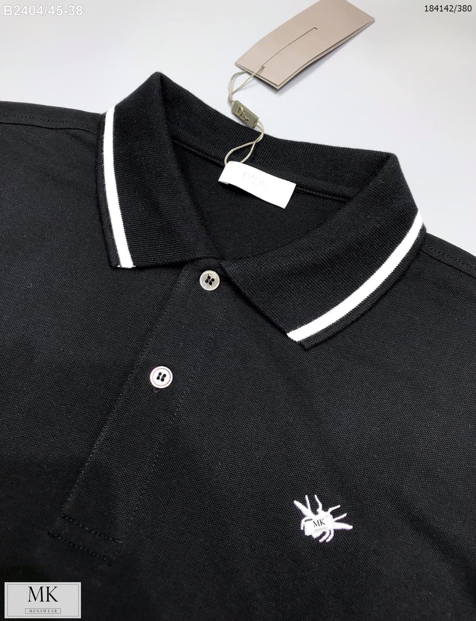  [ẢNH THẬT] Áo Phông Polo Cổ Bẻ Nam Nữ Trang Trí Logo Ngực Hình Ong 