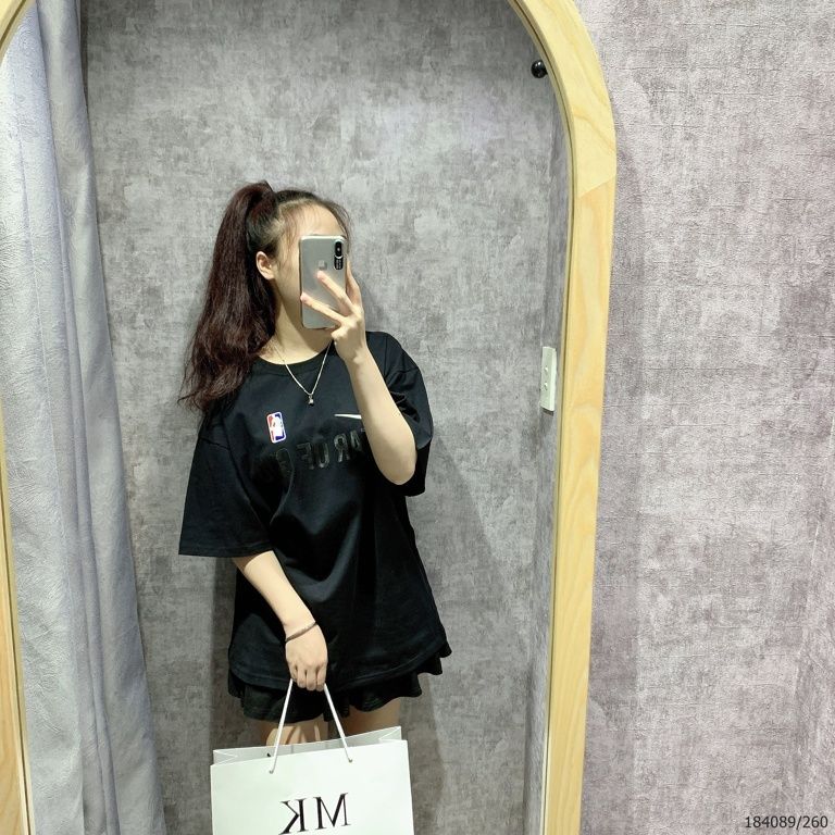  [ẢNH THẬT] Áo Phông Ngắn Tay Nam Nữ Logo và Chữ Ngực To (3 Màu Đen Trắng Nâu) 