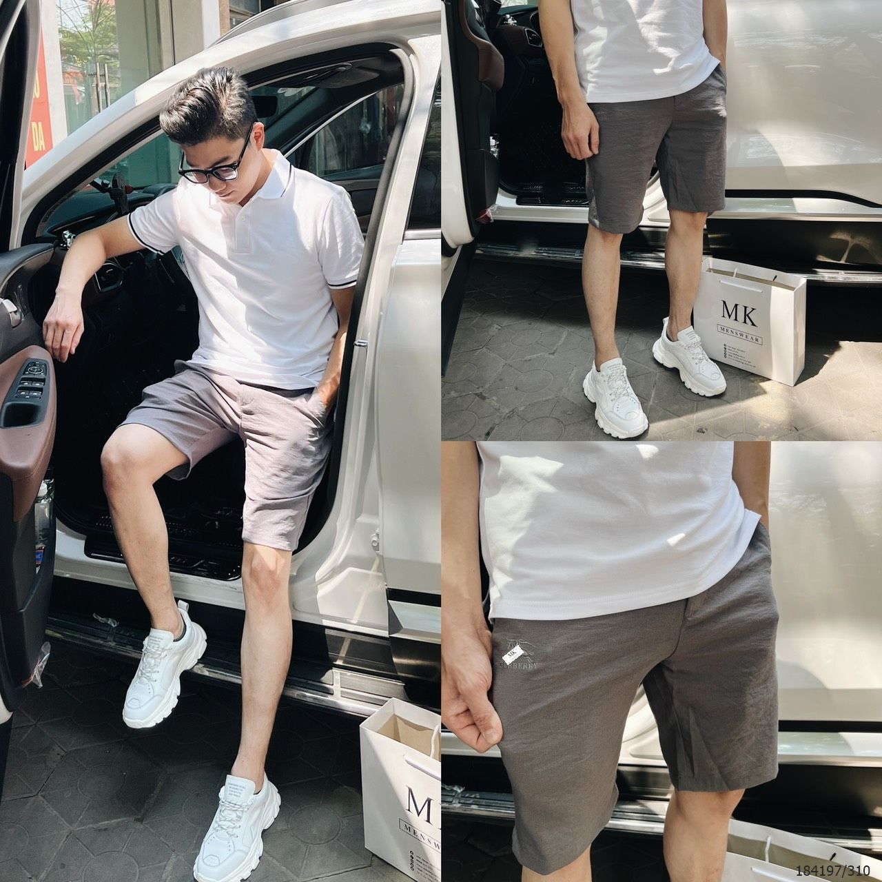  [ẢNH THẬT] Quần Short Đũi Nam Trơn 