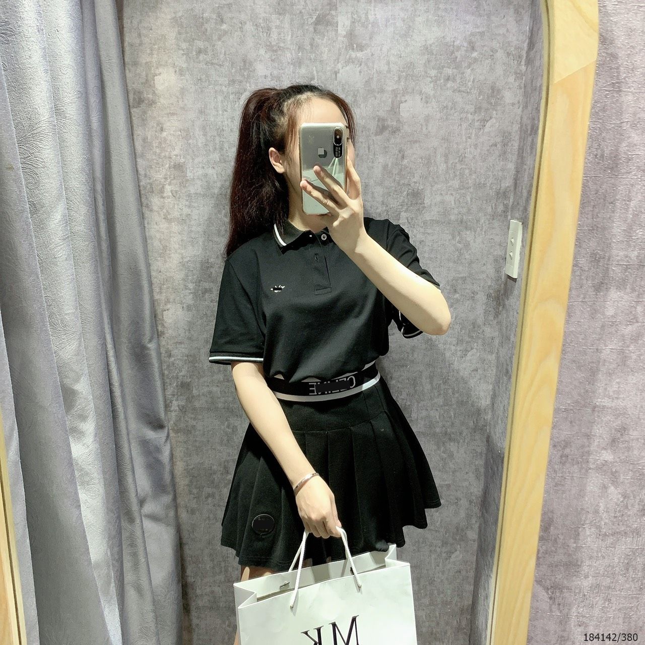  [ẢNH THẬT] Áo Phông Polo Cổ Bẻ Nam Nữ Trang Trí Logo Ngực Hình Ong 