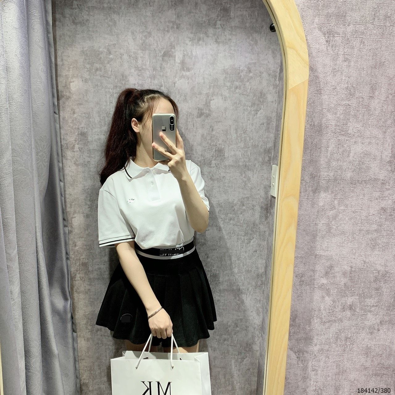  [ẢNH THẬT] Áo Phông Polo Cổ Bẻ Nam Nữ Trang Trí Logo Ngực Hình Ong 