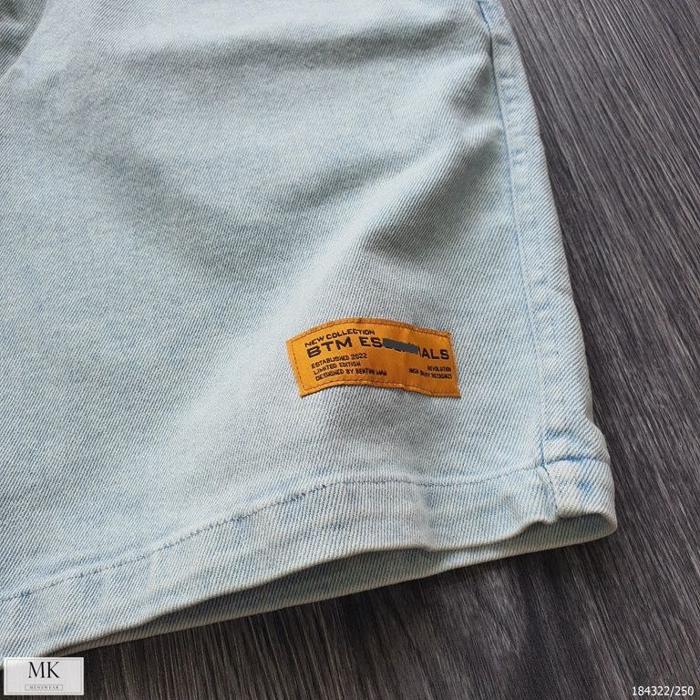  [ẢNH THẬT] Quần Short Jean Nam Cạp Chun BTM 