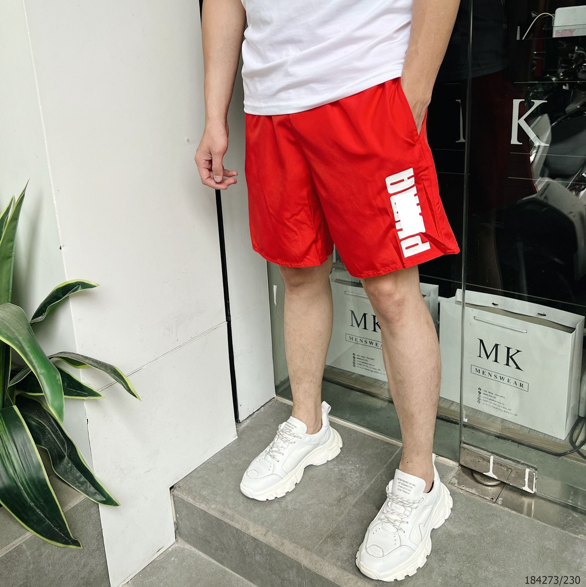  [ẢNH THẬT] Quần Đùi Bơi Nam Trơn Basic 
