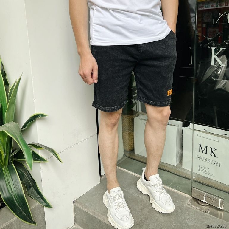  [ẢNH THẬT] Quần Short Jean Nam Cạp Chun BTM 