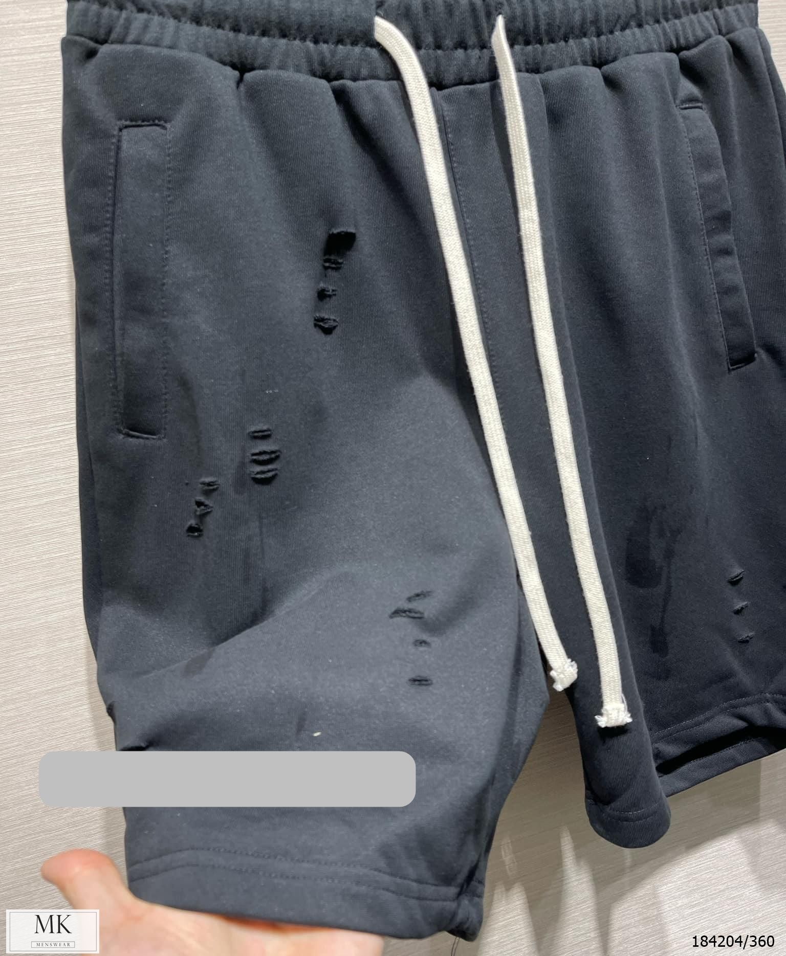  [ẢNH THẬT] Quần Short Nỉ Nam Rách 