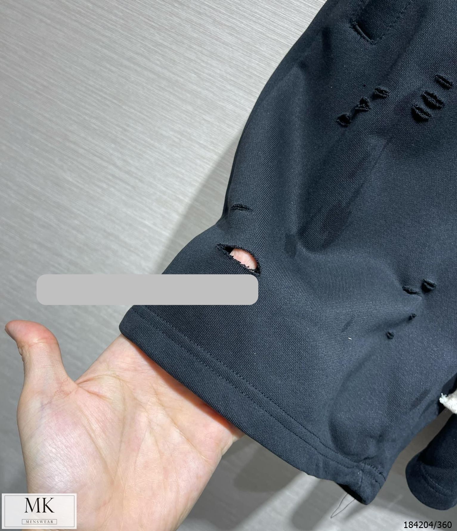  [ẢNH THẬT] Quần Short Nỉ Nam Rách 