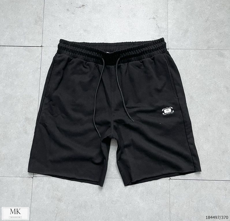  [ẢNH THẬT] Quần Short Nỉ Nam Nữ Logo Đùi 2 Màu Đen Và Be Cực Đẹp 