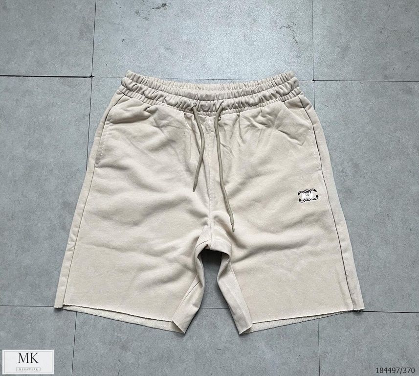  [ẢNH THẬT] Quần Short Nỉ Nam Nữ Logo Đùi 2 Màu Đen Và Be Cực Đẹp 