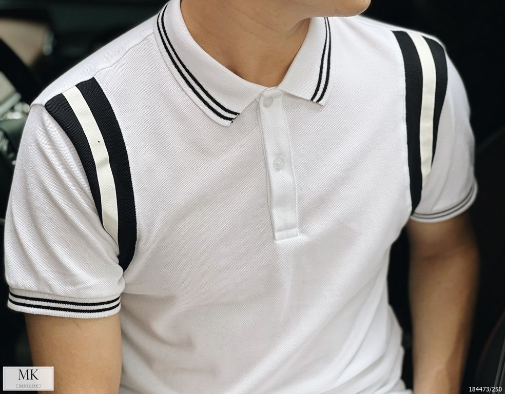  [ẢNH THẬT] Áo Polo Ngắn Tay Nam Nữ Cải Vai 3 Màu Đen, Trắng, Ghi Basic 