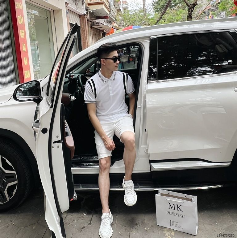  [ẢNH THẬT] Áo Polo Ngắn Tay Nam Nữ Cải Vai 3 Màu Đen, Trắng, Ghi Basic 