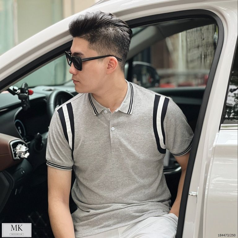  [ẢNH THẬT] Áo Polo Ngắn Tay Nam Nữ Cải Vai 3 Màu Đen, Trắng, Ghi Basic 