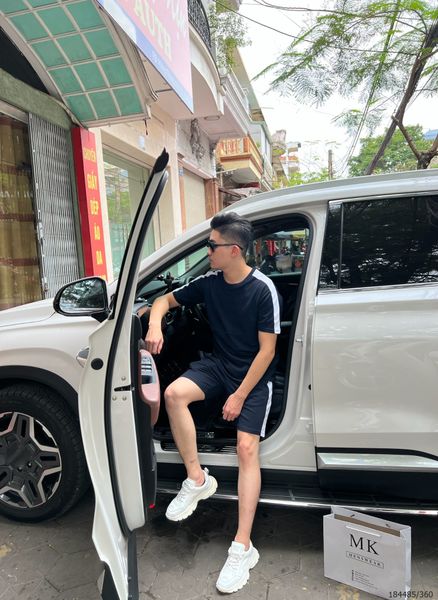  [ẢNH THẬT] Bộ Ngắn Tay Nam Chất Nỉ Cải Vai 