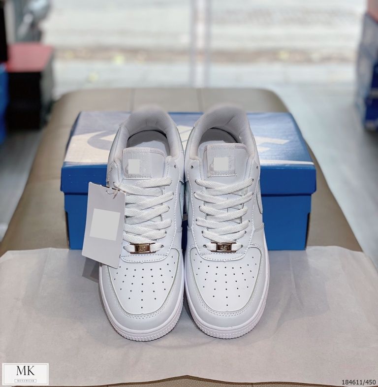  [ẢNH THẬT] Giày Thể Thao Nam Trắng Trơn 