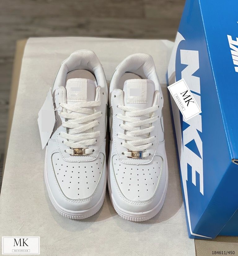  [ẢNH THẬT] Giày Thể Thao Nam Trắng Trơn 