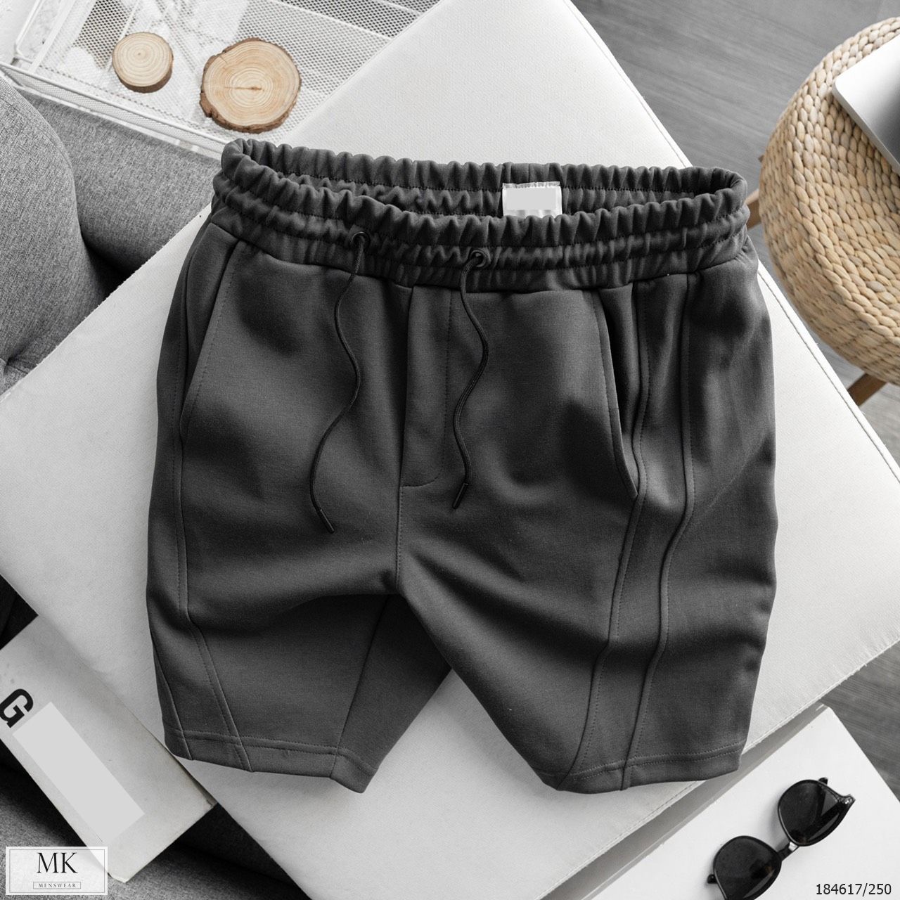  [ẢNH THẬT] Quần Short Nỉ Trơn Nam Nữ 4 Màu Basic 