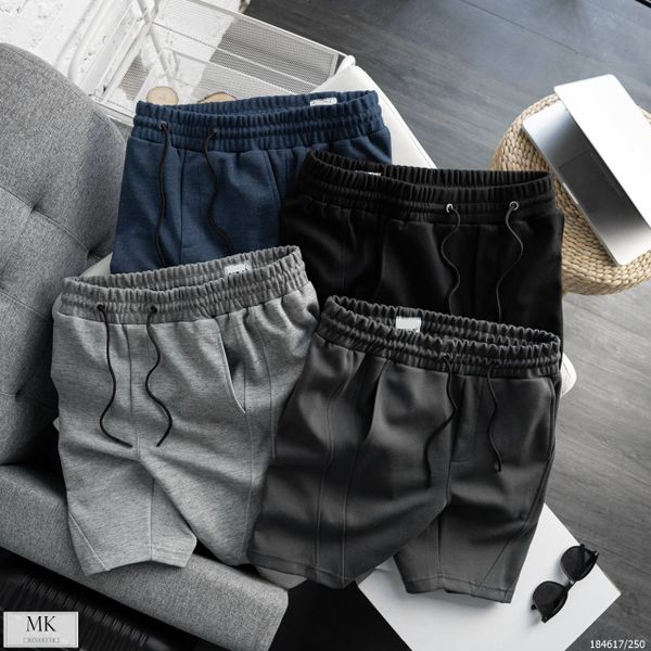  [ẢNH THẬT] Quần Short Nỉ Trơn Nam Nữ 4 Màu Basic 