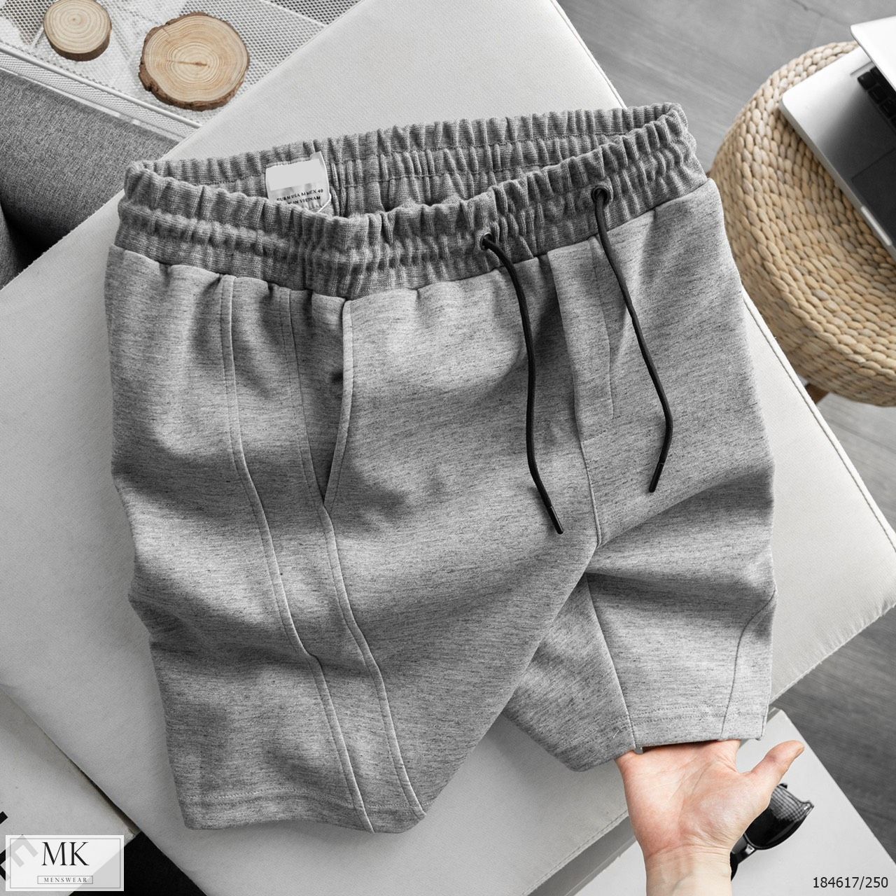  [ẢNH THẬT] Quần Short Nỉ Trơn Nam Nữ 4 Màu Basic 