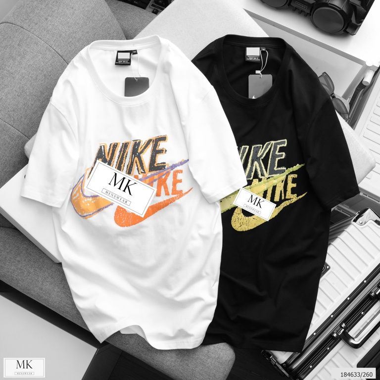  [ẢNH THẬT] Áo Ngắn Tay Logo Sắc Màu Nam Nữ 