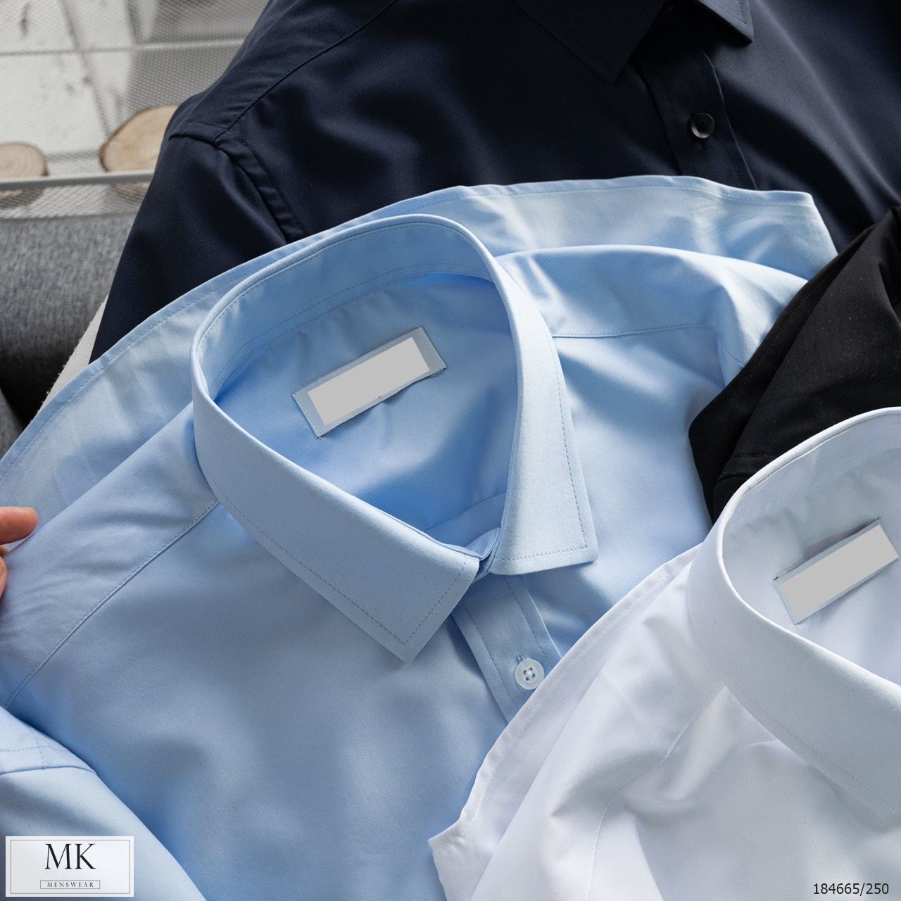  [ẢNH THẬT] Áo Sơ Mi Ngắn Tay Nam Chất Lụa Chống Nhăn 4 Màu Đen, Trắng, Xanh Than, Xanh Nhạt Basic 