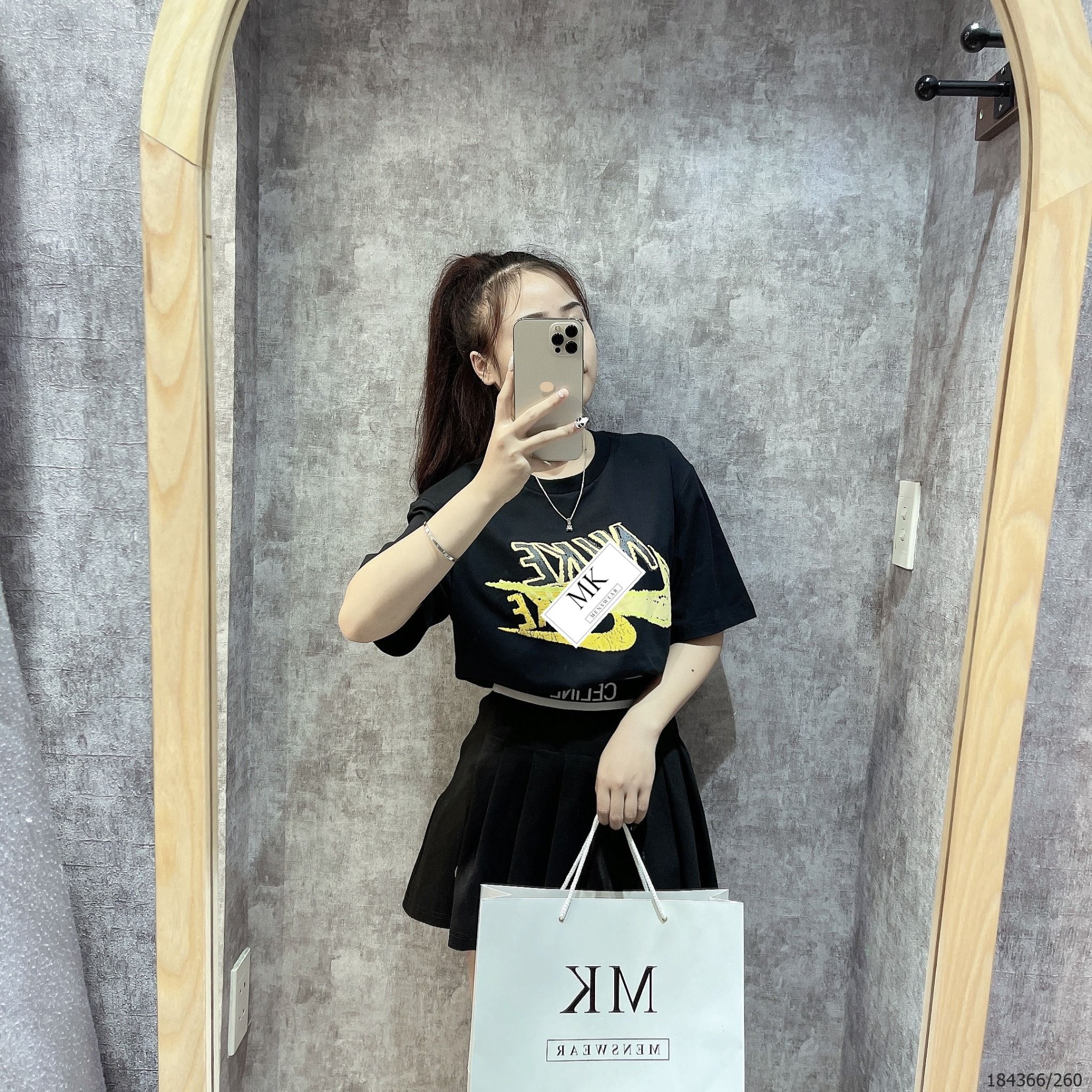  [ẢNH THẬT] Áo Ngắn Tay Logo Sắc Màu Nam Nữ 