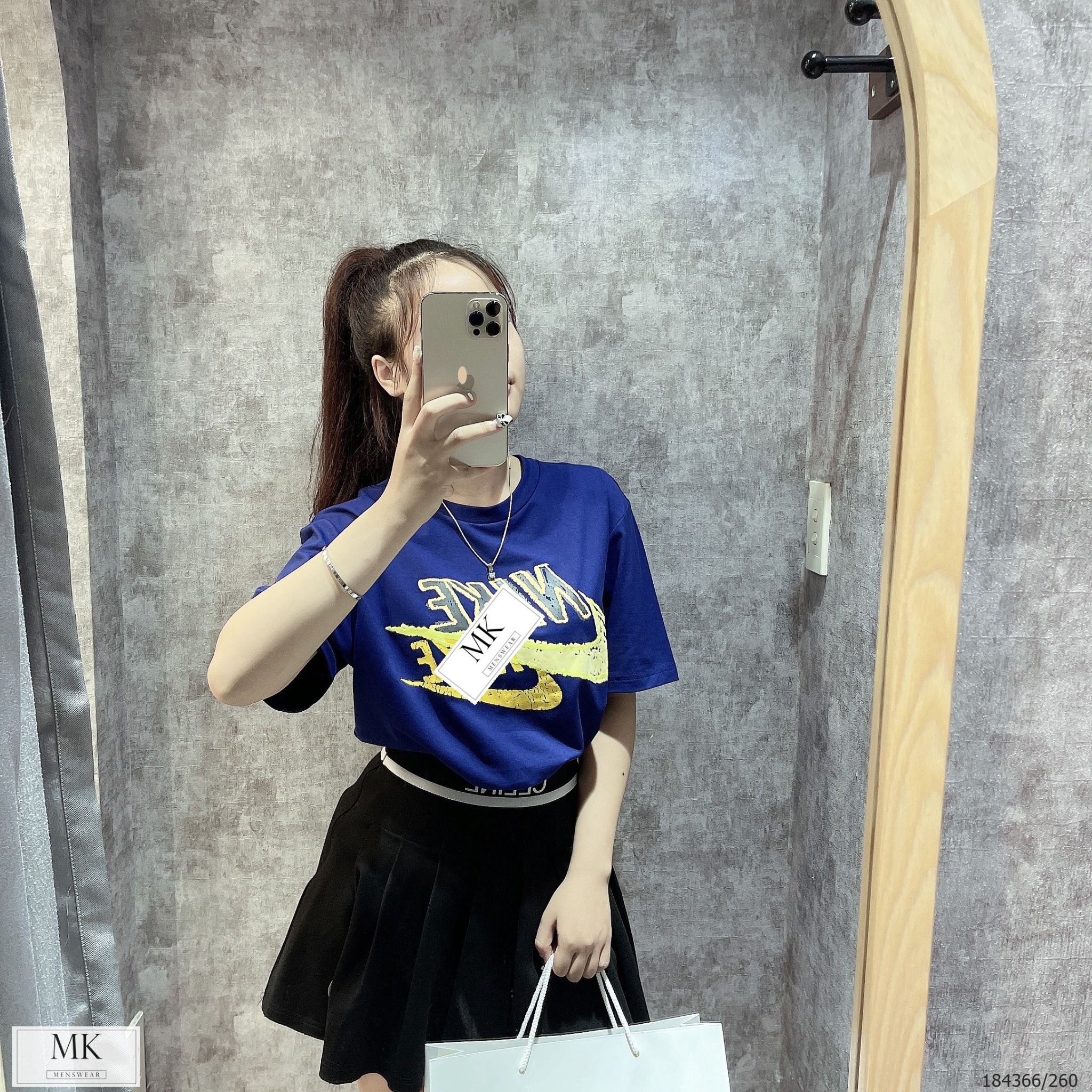  [ẢNH THẬT] Áo Ngắn Tay Logo Sắc Màu Nam Nữ 