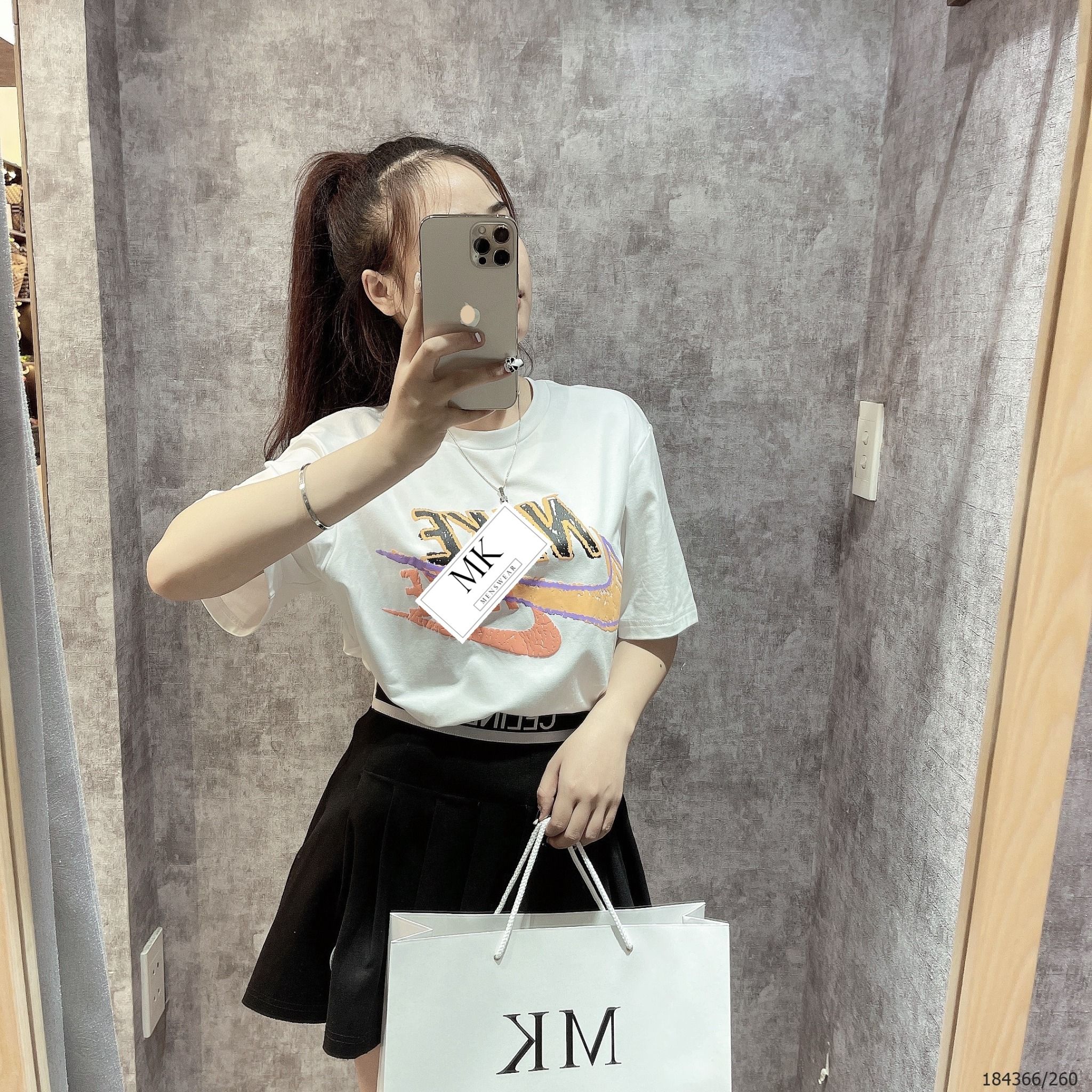  [ẢNH THẬT] Áo Ngắn Tay Logo Sắc Màu Nam Nữ 