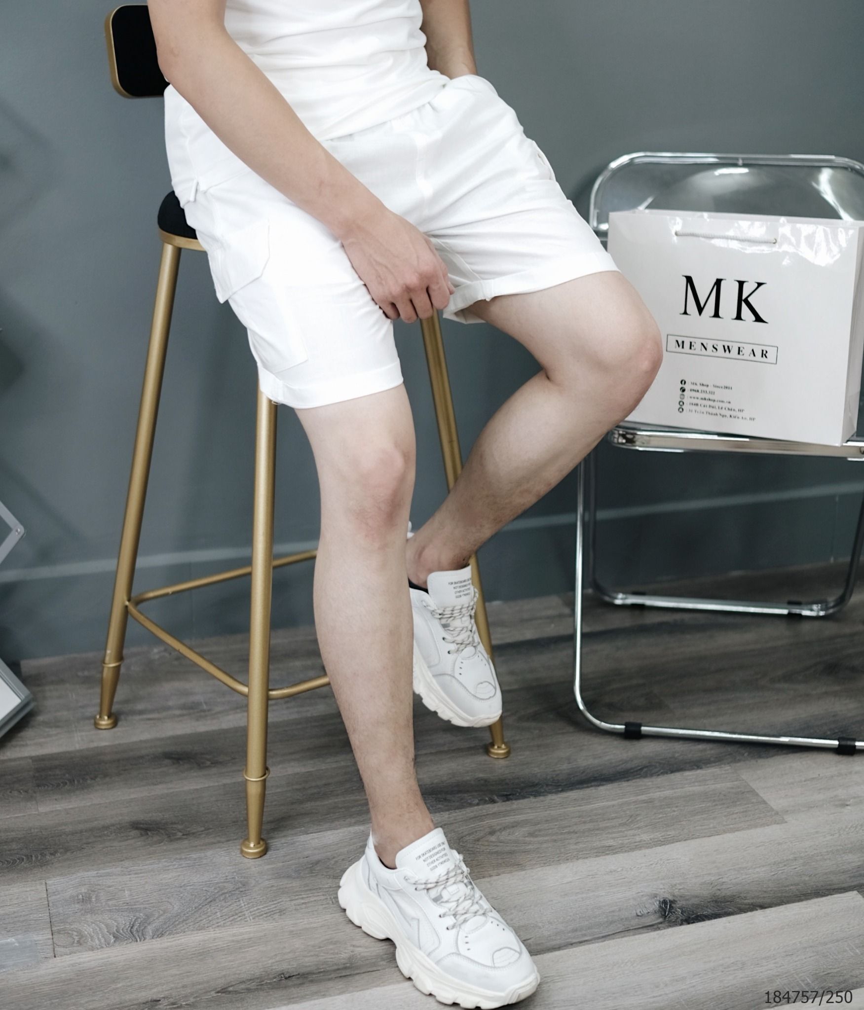  [ẢNH THẬT] Quần Short Nam Chất Đũi Có Túi Hộp 