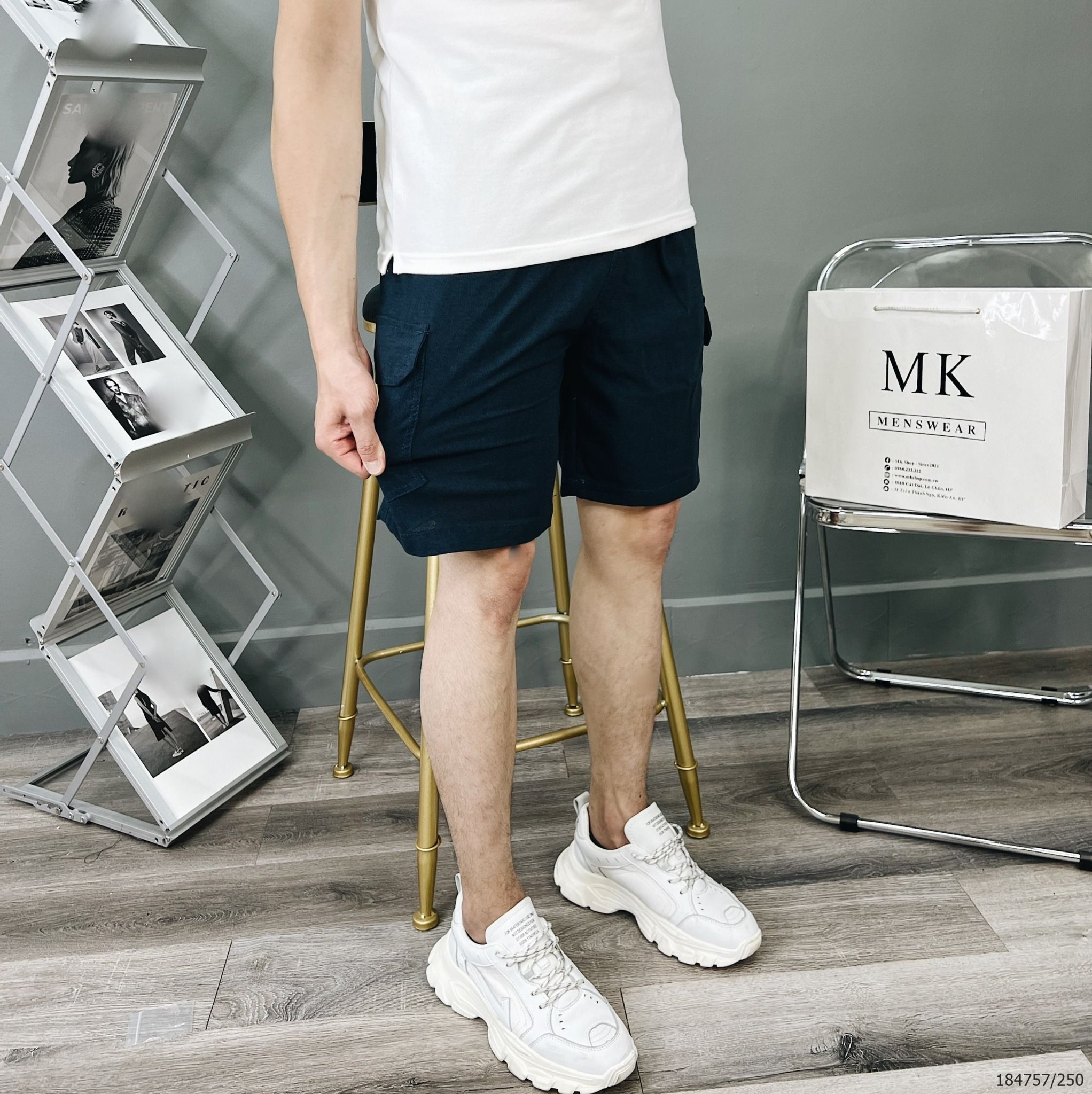  [ẢNH THẬT] Quần Short Nam Chất Đũi Có Túi Hộp 