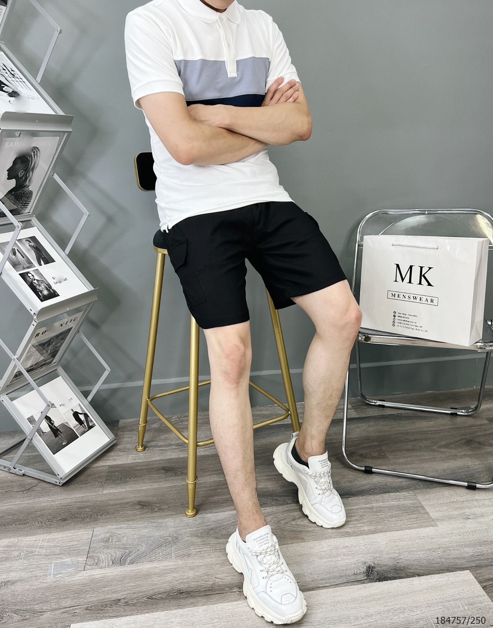  [ẢNH THẬT] Quần Short Nam Chất Đũi Có Túi Hộp 