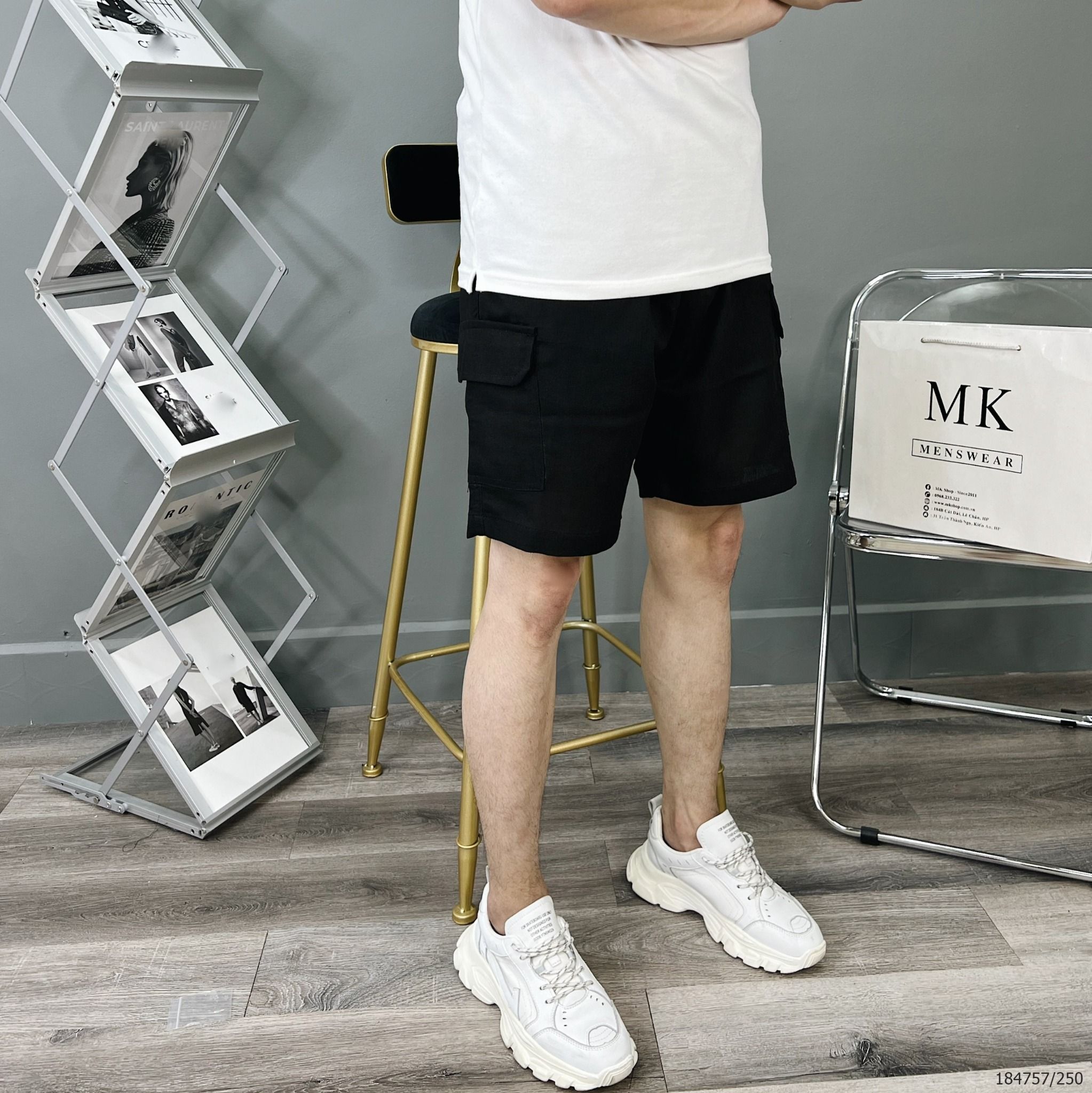  [ẢNH THẬT] Quần Short Nam Chất Đũi Có Túi Hộp 