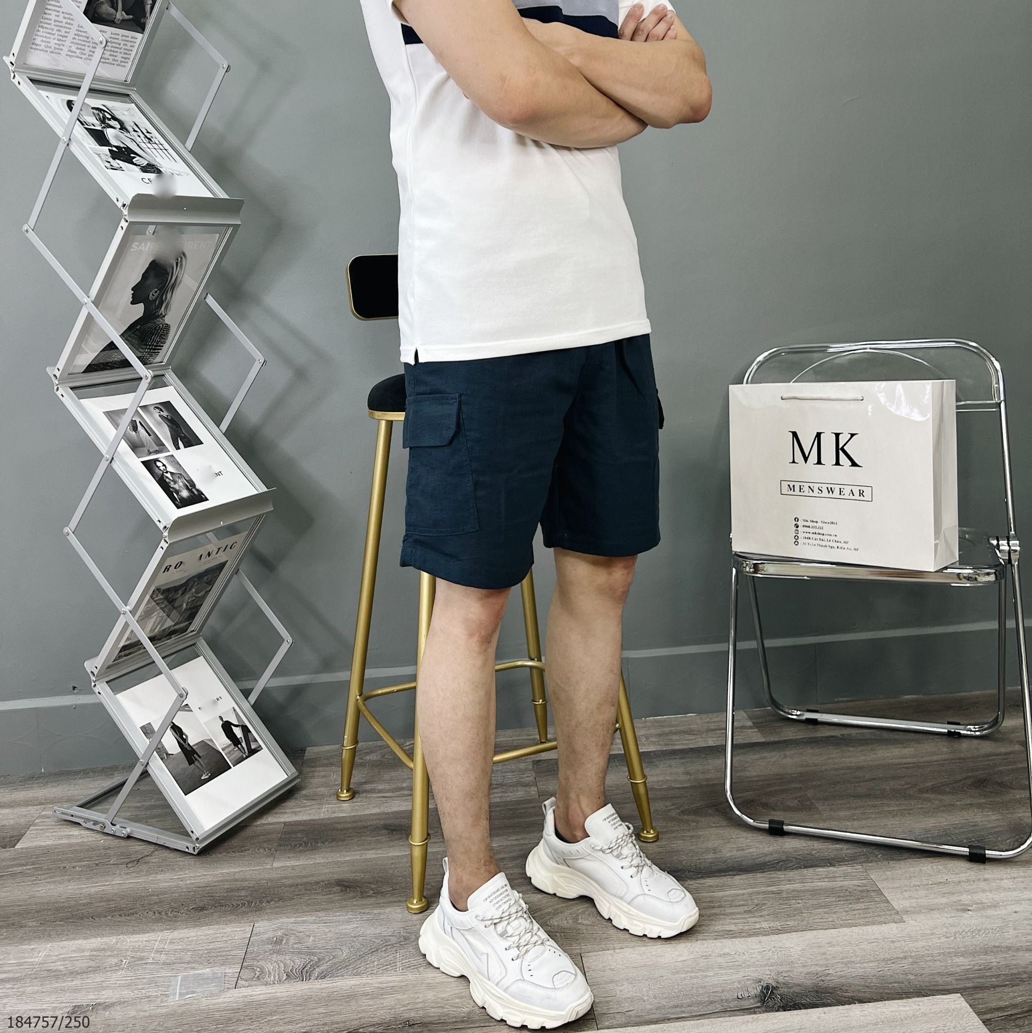  [ẢNH THẬT] Quần Short Nam Chất Đũi Có Túi Hộp 