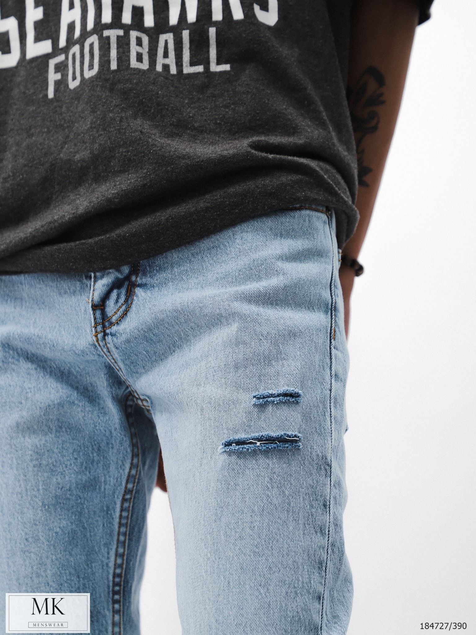  [ẢNH THẬT] Quần Jean Nam Trơn Defoxx 22 