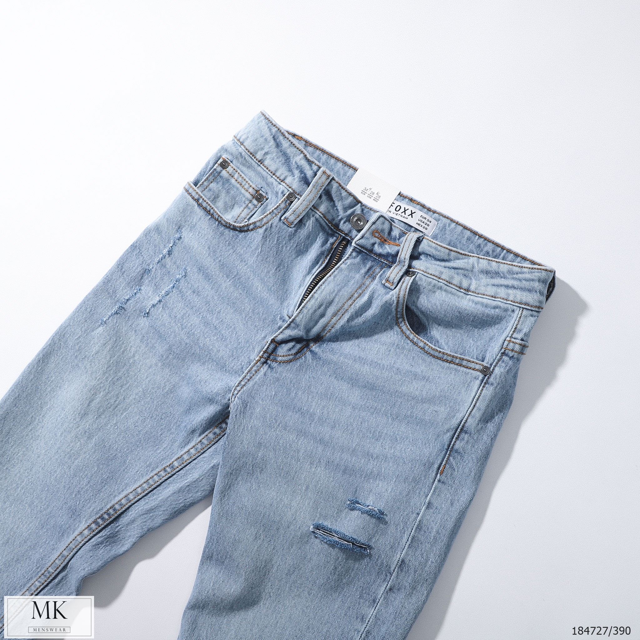  [ẢNH THẬT] Quần Jean Nam Trơn Defoxx 22 