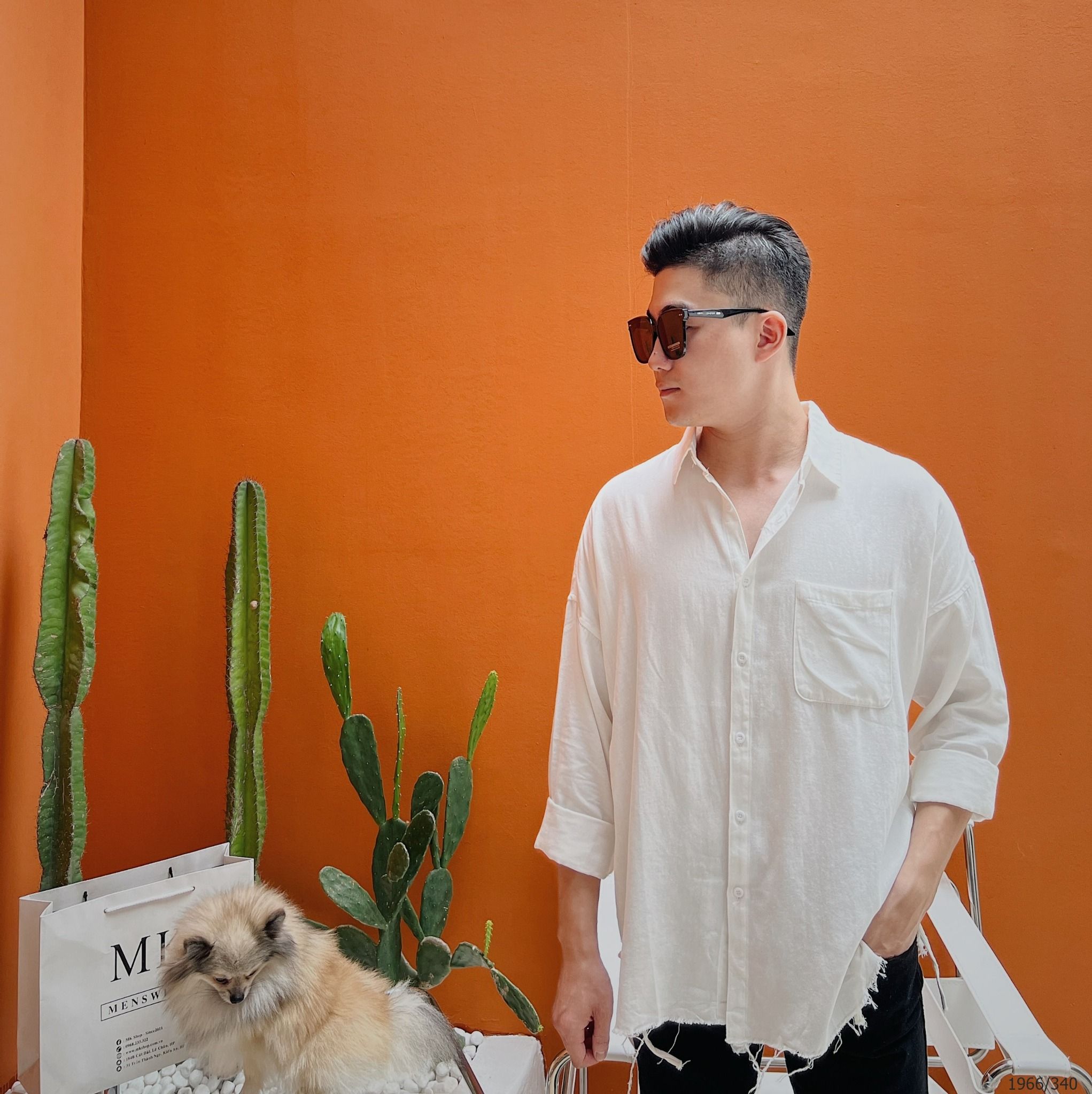 Sơ Mi Kẻ Nam Dài Tay Pha Rách Xước Màu Xanh Thẫm Chất Cotton Cao Cấp   Shopee Việt Nam