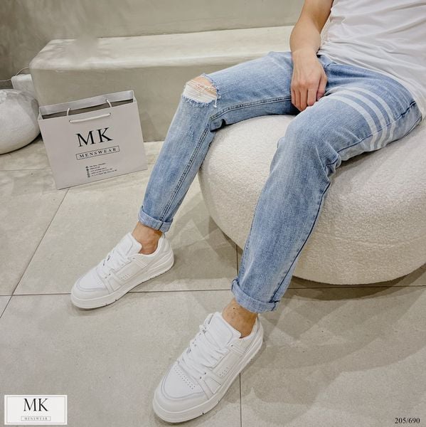  [ẢNH THẬT] Giày Thể Thao Sneaker Trắng 205 