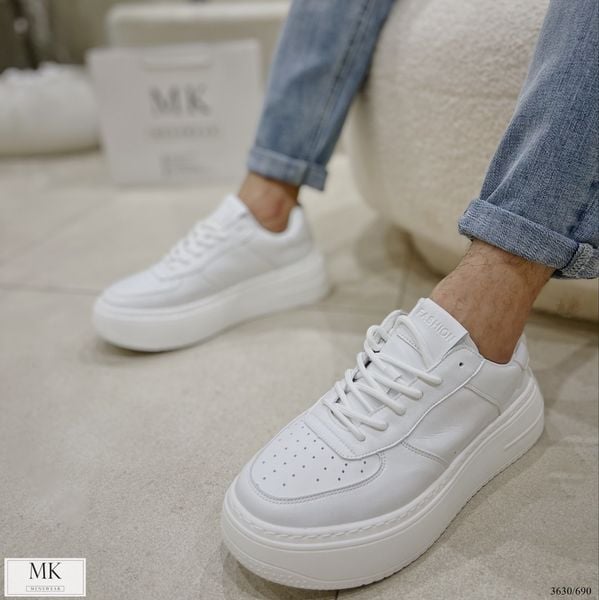  [ẢNH THẬT] Giày Thể Thao Sneaker Trắng 3630 