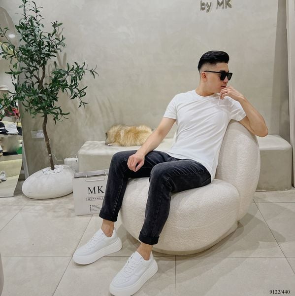  [ẢNH THẬT] Quần Jean Đen Xước  Thời Trang Nam 9122 