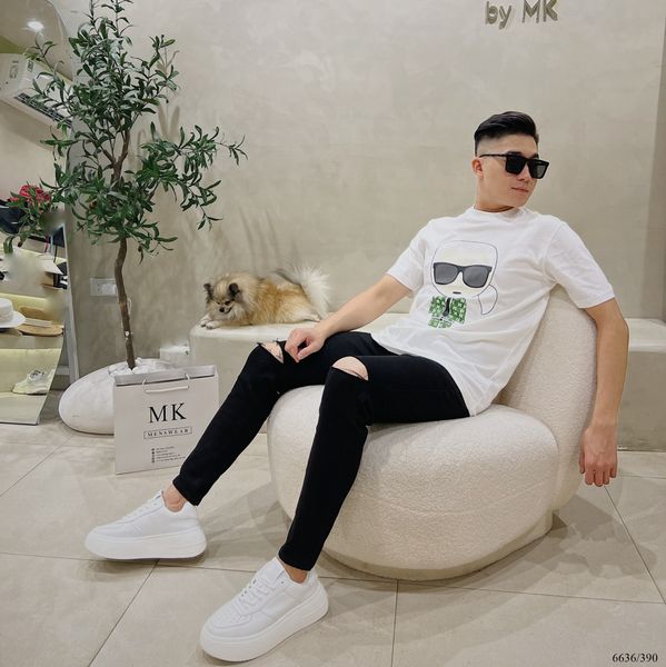  [ẢNH THẬT] Quần Jean Đen Rách Gối Thời Trang Nam 6636 