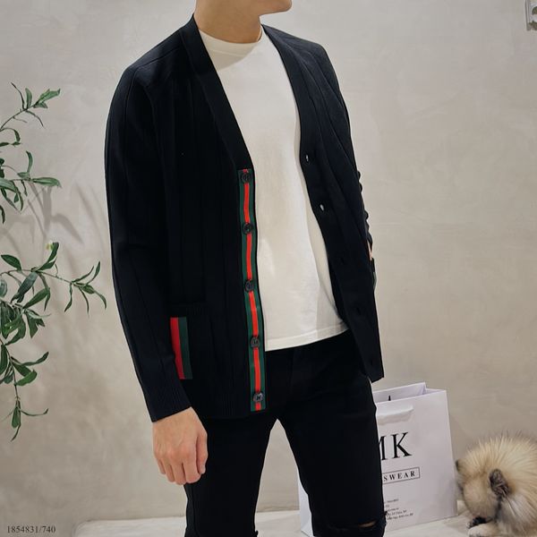  [ẢNH THẬT] Áo Khoác Cardigan Nam Nữ Màu Đen/Ghi 