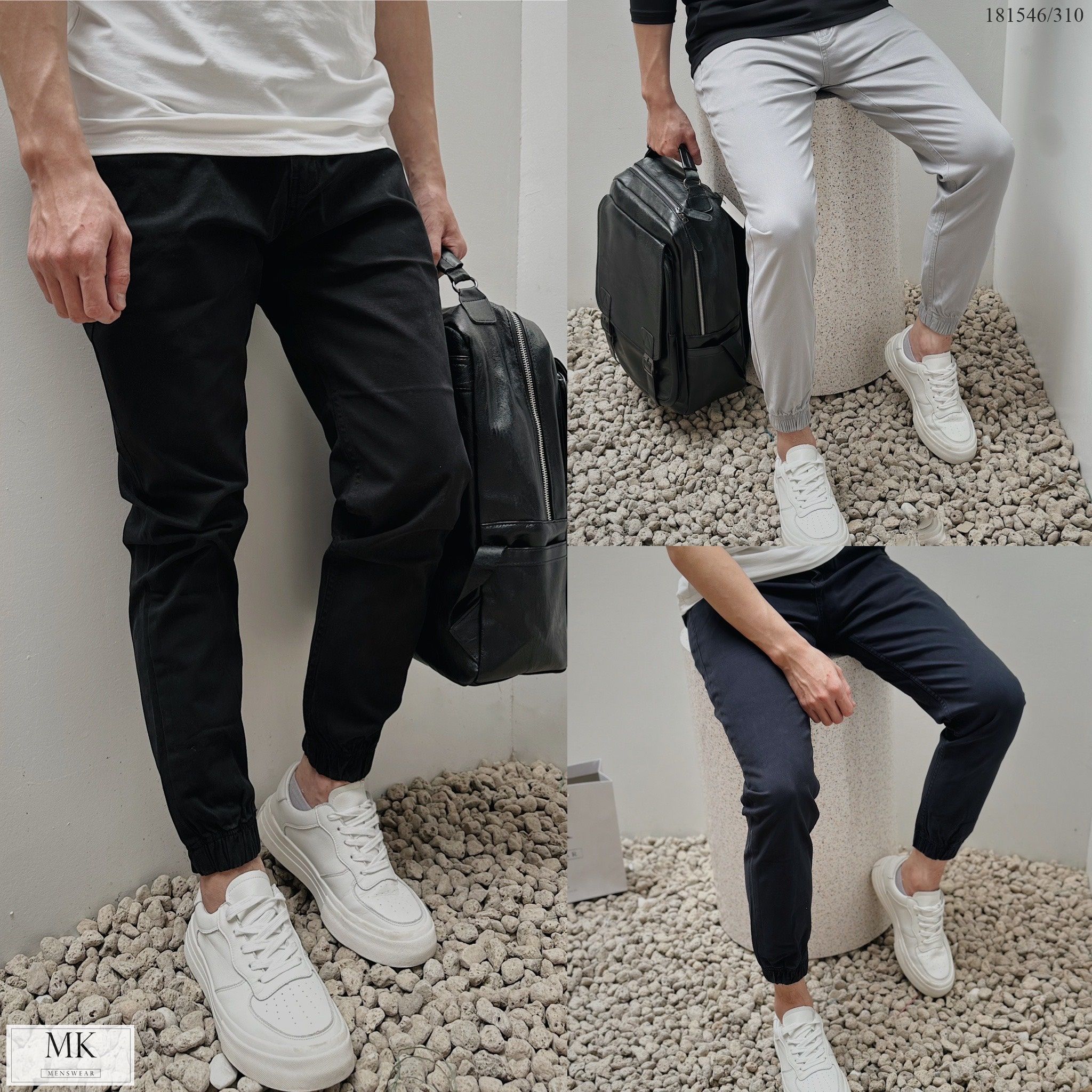  Quần Jogger Kaki Trơn 